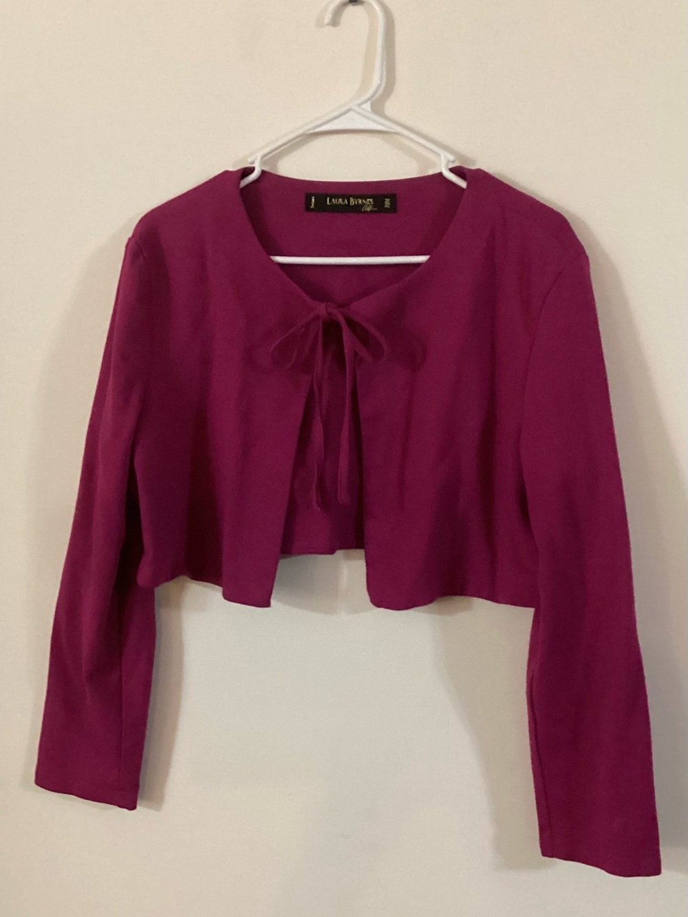 Laura Byrnes Magenta Bolero Jacket - Size 2XL - Spring Collection 2014